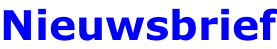 Nieuwsbrief